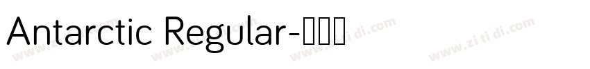 Antarctic Regular字体转换